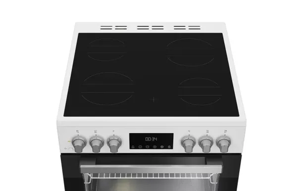 WHIRLPOOL Cuisinière vitrocéra W6V8LCSW